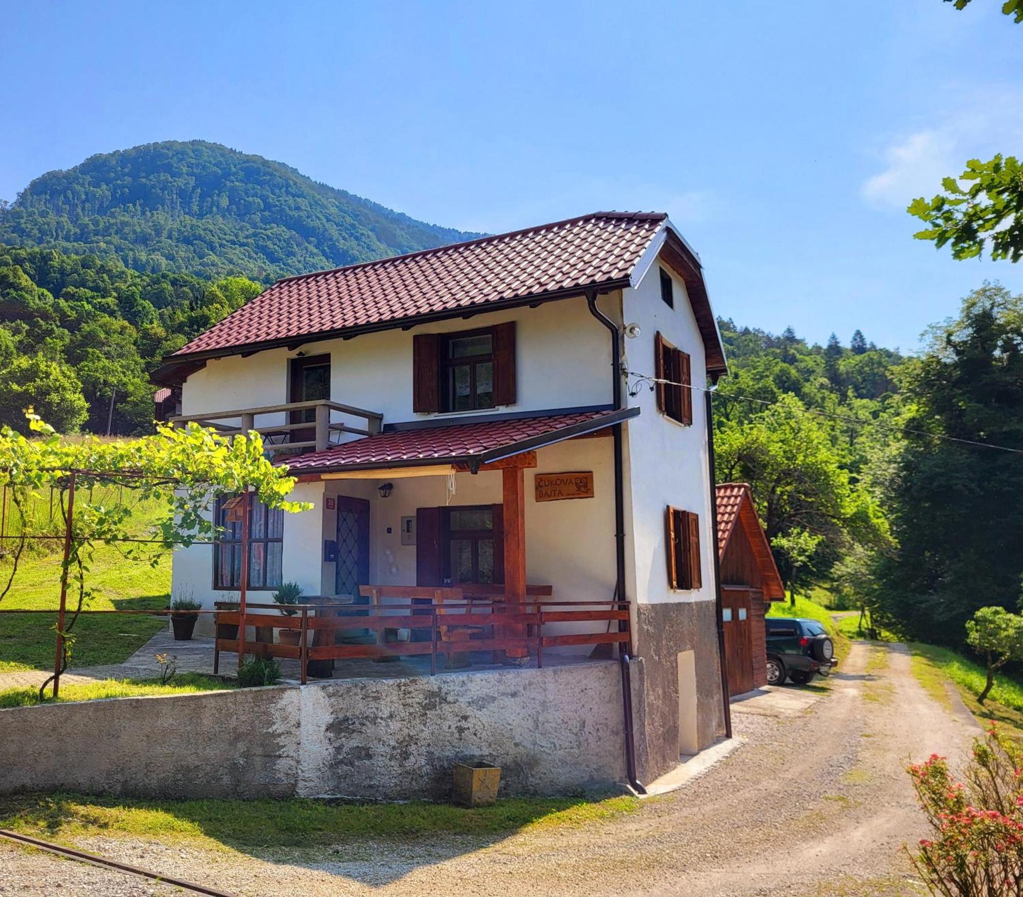 Cukova Bajta Villa Most Na Soci Exterior photo